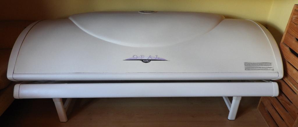 zonnebank, Electroménager, Solarium, Banc solaire & Bronzage facial, Enlèvement, Utilisé, Banc solaire double, 15 lampes ou plus