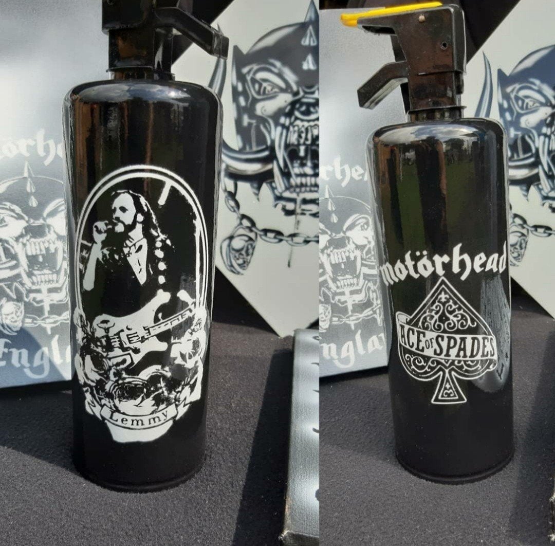 airbrush motorhead brandblusser en doeken, Ophalen