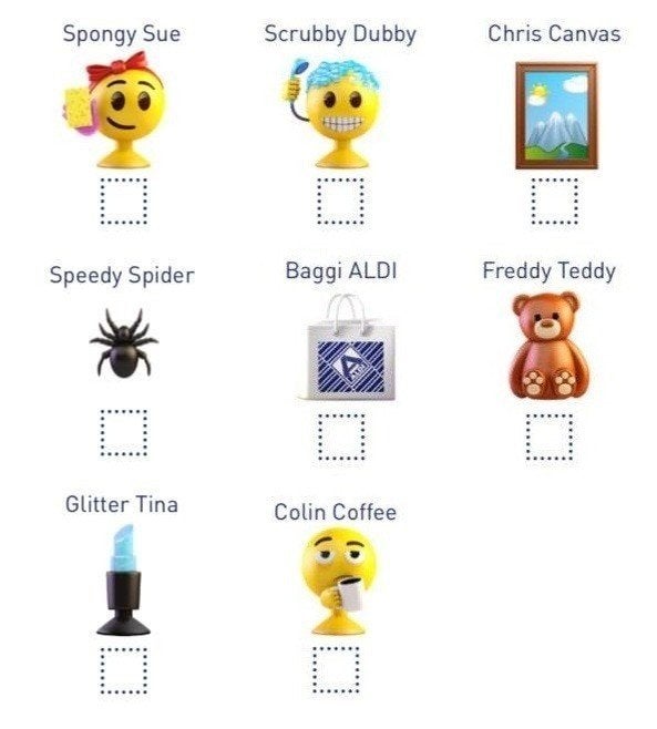 Aldi Emoji 2025 à 1 euro chacun, Aldi, Enlèvement ou Envoi