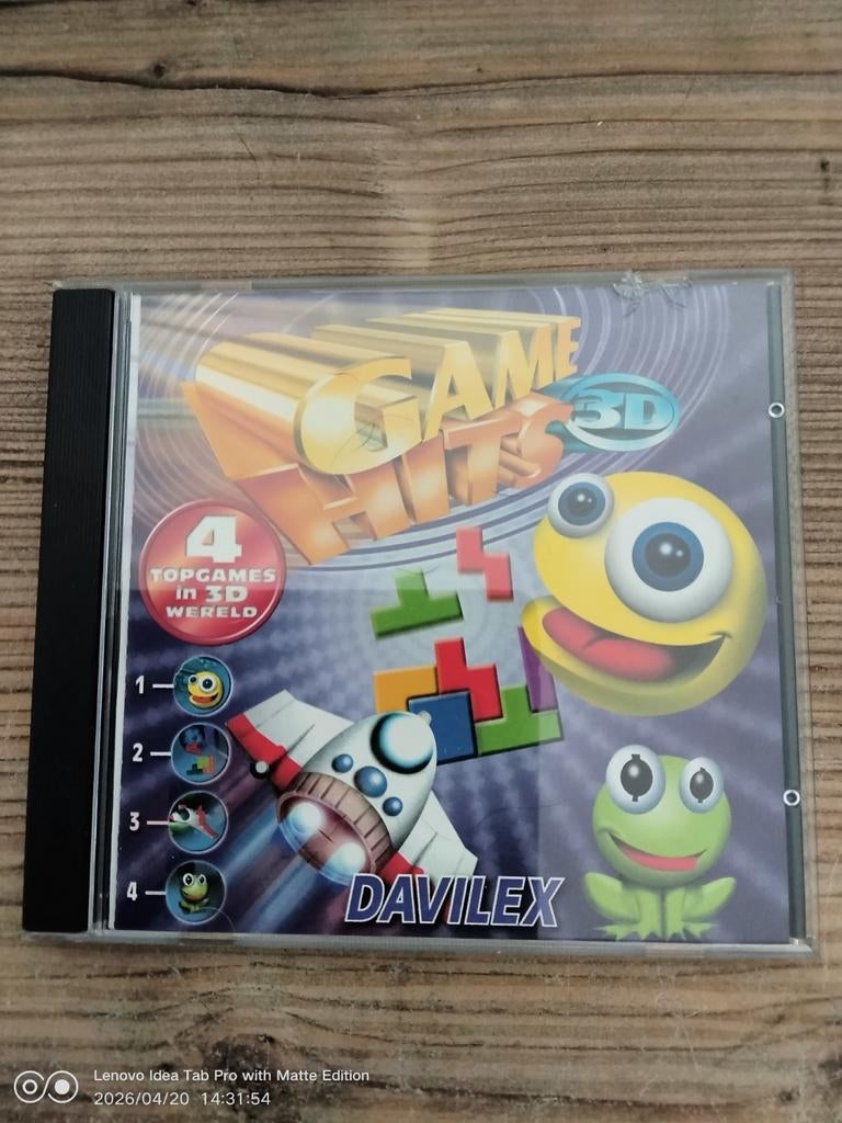 Game Hits 3D PC game. 4 games op de Cd-Rom, Verzenden