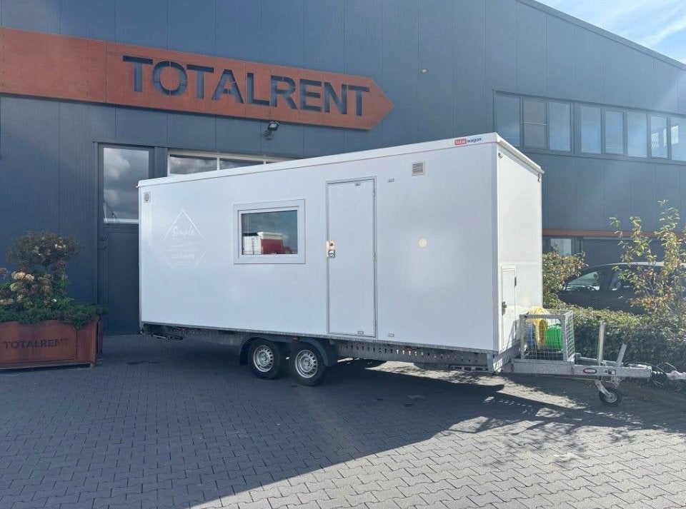 Jong gebruikte werfkeet schaftwagen woonunits alle types, Ophalen, Zo goed als nieuw