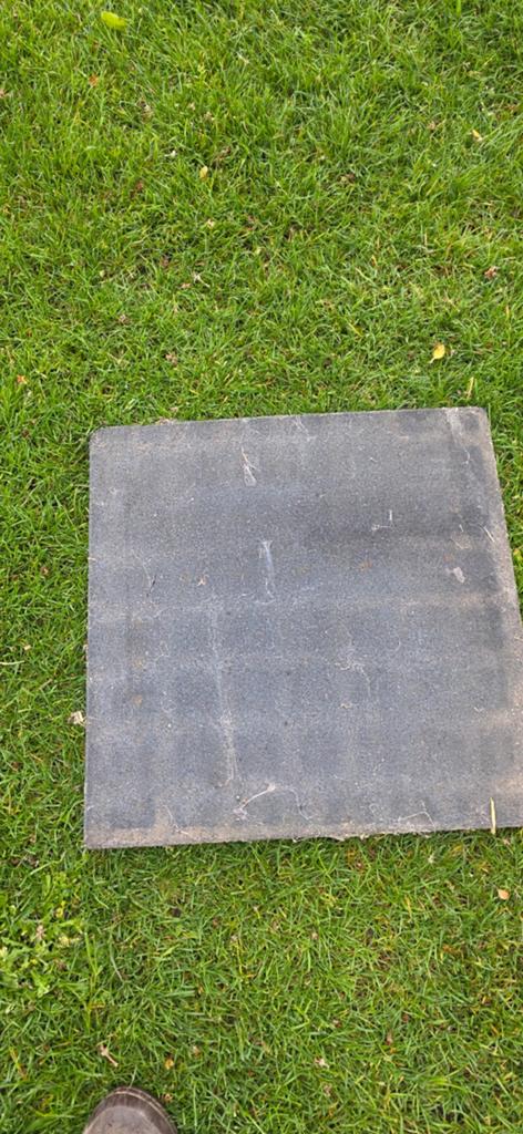 Gratis Rubberen tegels, Tuin en Terras, Ophalen, Gebruikt, Overige materialen