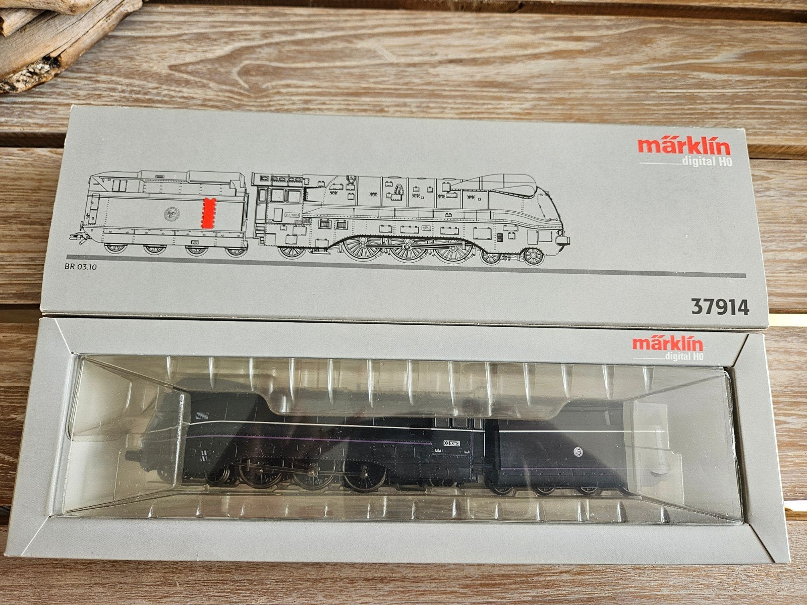 Märklin 37914 Br03.10 DB, Enlèvement ou Envoi, Courant alternatif, Utilisé, Locomotive