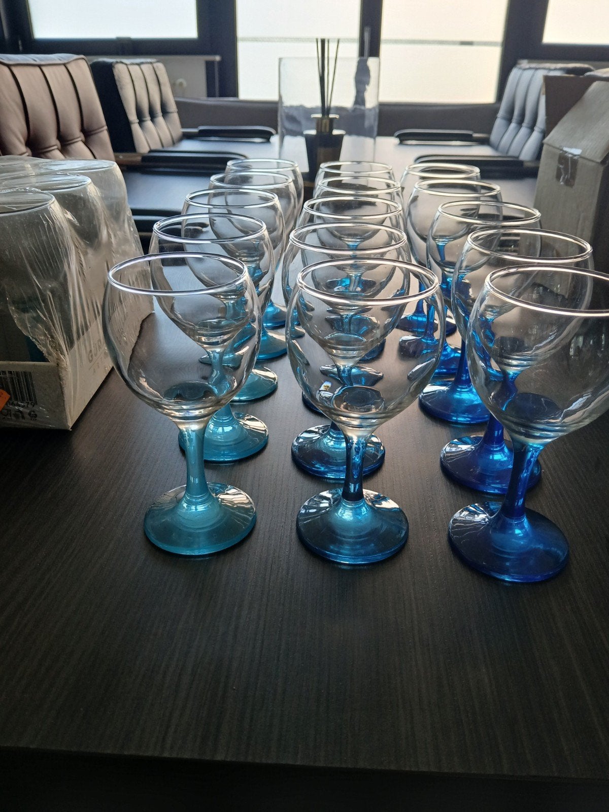 Wiitte wijnglazen 21 stuks nieuw, Ophalen, Nieuw