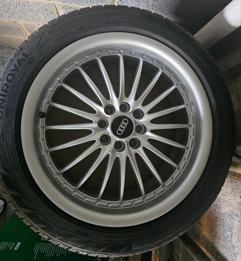 17" 4x108 velgen met nieuwe banden, Auto-onderdelen, Banden en Velgen, Ophalen, Band(en)