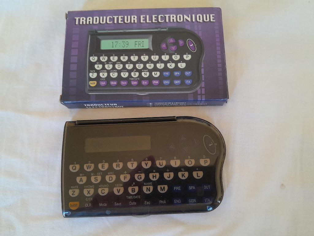 Traducteur électronique neuf, Enlèvement