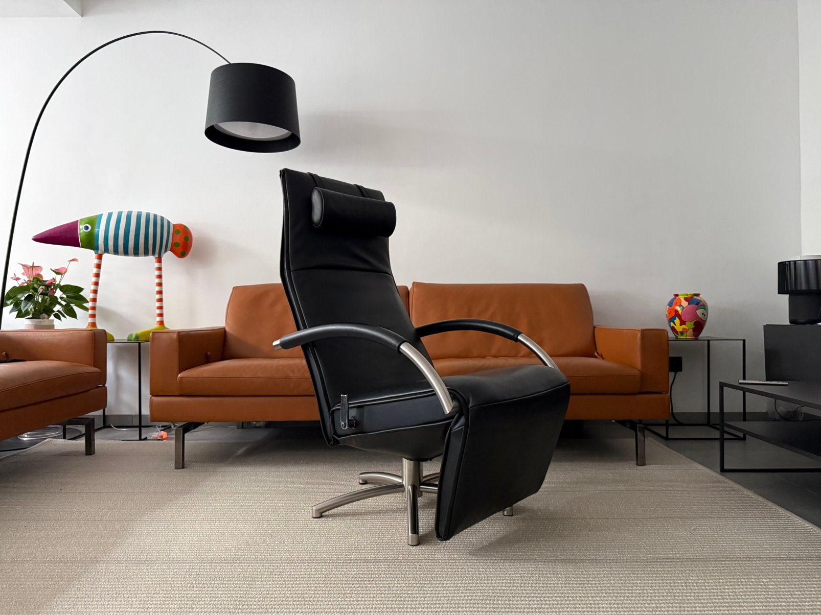 2 x Jori Mensana Mono-Move (modèle d'exposition), Enlèvement ou Envoi, Comme neuf, Cuir, Durlet leolux natuzzi stressless vitra ligne roset knoll