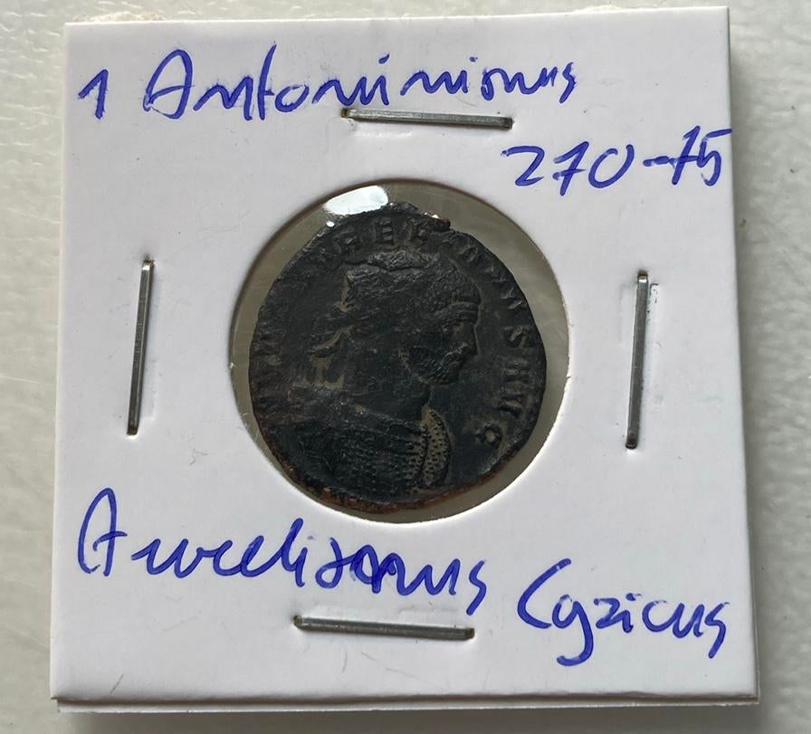 1 antoninianus, aurelianus, restitutor orbis, Ophalen of Verzenden