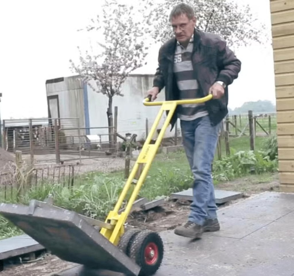 tegeldolly / tegelkar / tegeltiller, Bricolage & Construction, Dalles & Carrelages, Utilisé, Enlèvement
