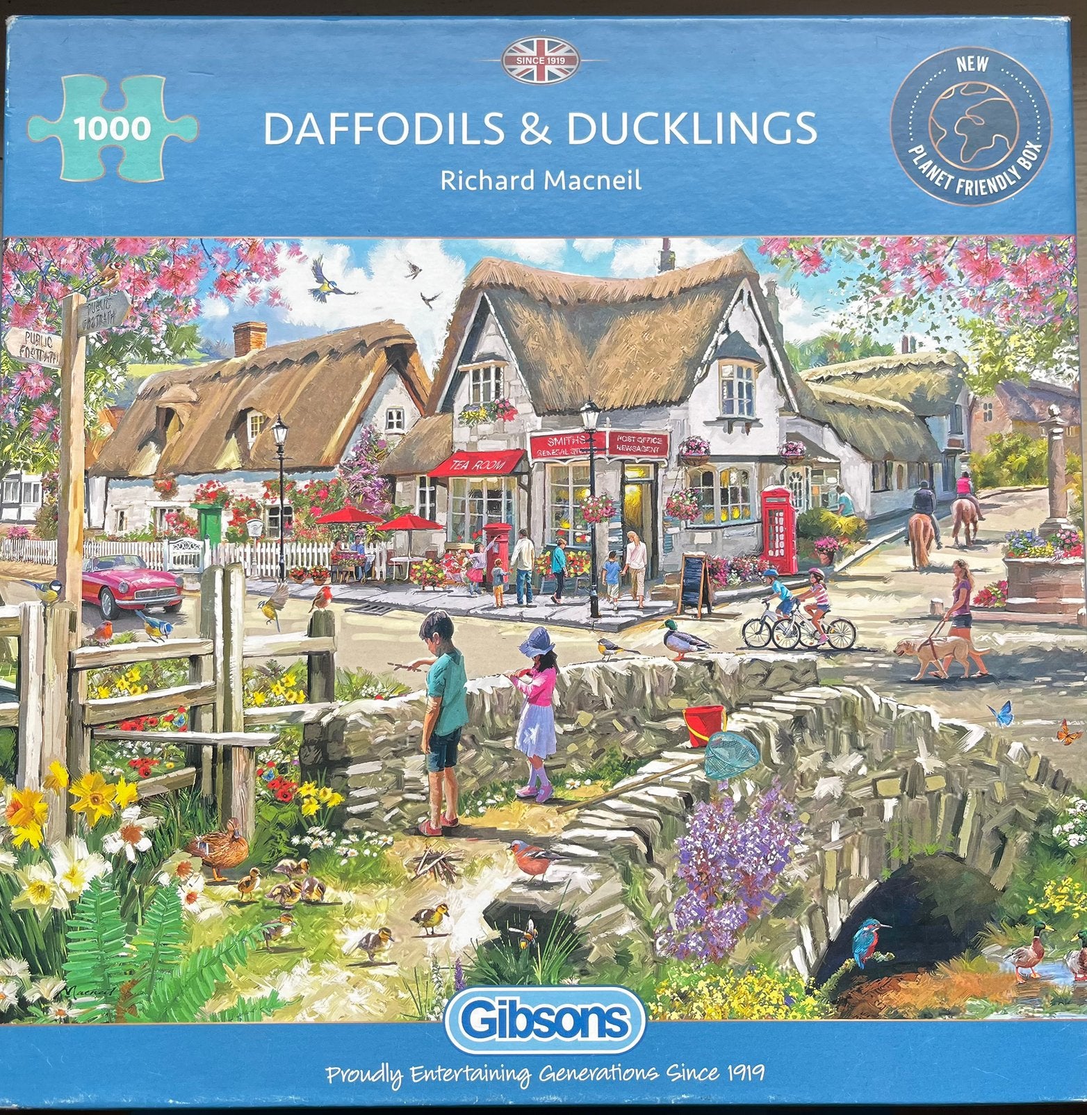 Puzzel Gibsons ‘Daffodils and ducklings’, Ophalen of Verzenden, 500 t/m 1500 stukjes, Legpuzzel