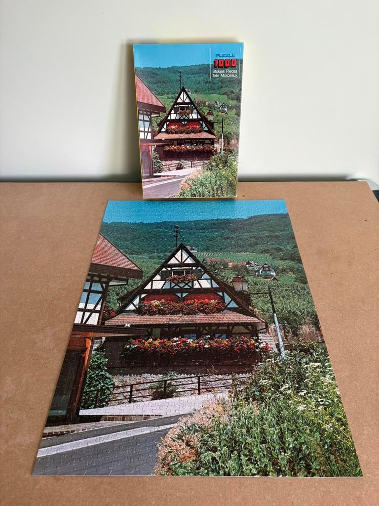 Wild Horse: puzzel Zwarte woud 1000 stukjes, Enlèvement ou Envoi, 500 à 1500 pièces, Utilisé, Puzzle