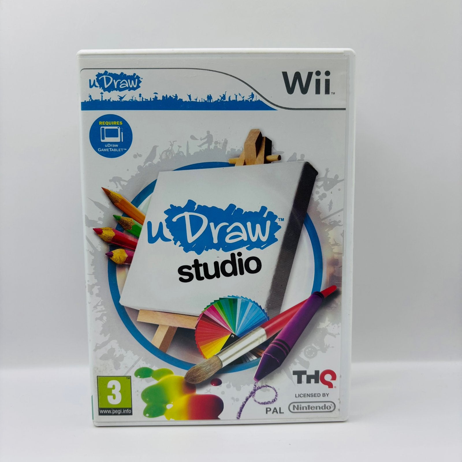 uDraw Studio Nintendo Wii, Games en Spelcomputers, Ophalen of Verzenden, Zo goed als nieuw, Overige genres, Vanaf 3 jaar