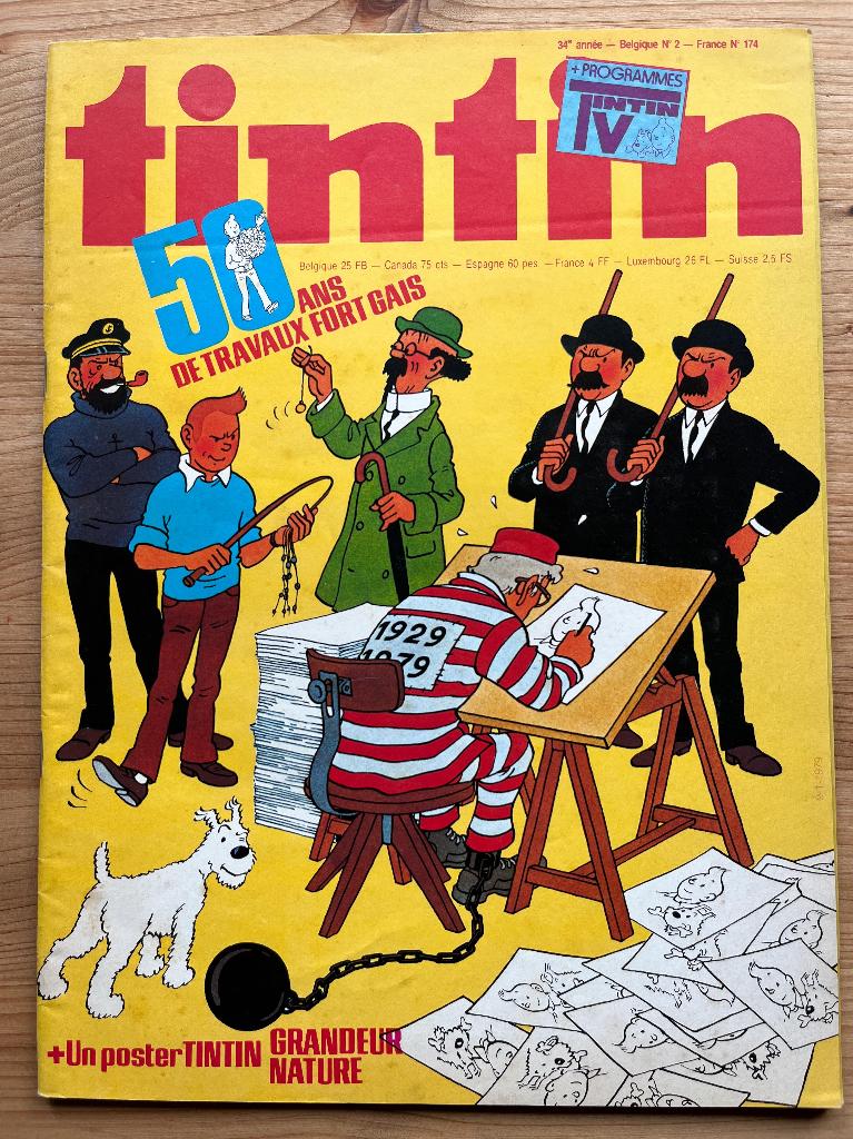Tintin spécial 50 ans, Livres, Enlèvement ou Envoi, Une BD, Comme neuf, Edition du Lombard