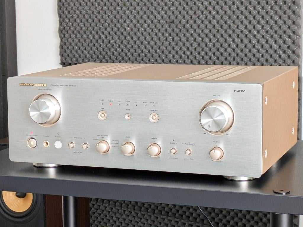 Marantz PM 8000, Class A, phono input, originele remote, Marantz, Gebruikt, Ophalen of Verzenden, 60 tot 120 watt