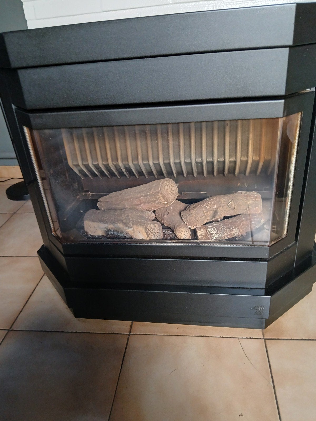 gaskachel wellicht staler, Maison & Meubles, Cheminées, Enlèvement, Comme neuf, Cheminée sur pied, Cheminée au gaz