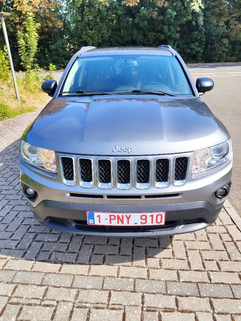 Jeep Compass Compass 2.1 CRD Limited 4WD, Auto's, Jeep, 100 kW, Euro 5, Zwart, 4 cilinders