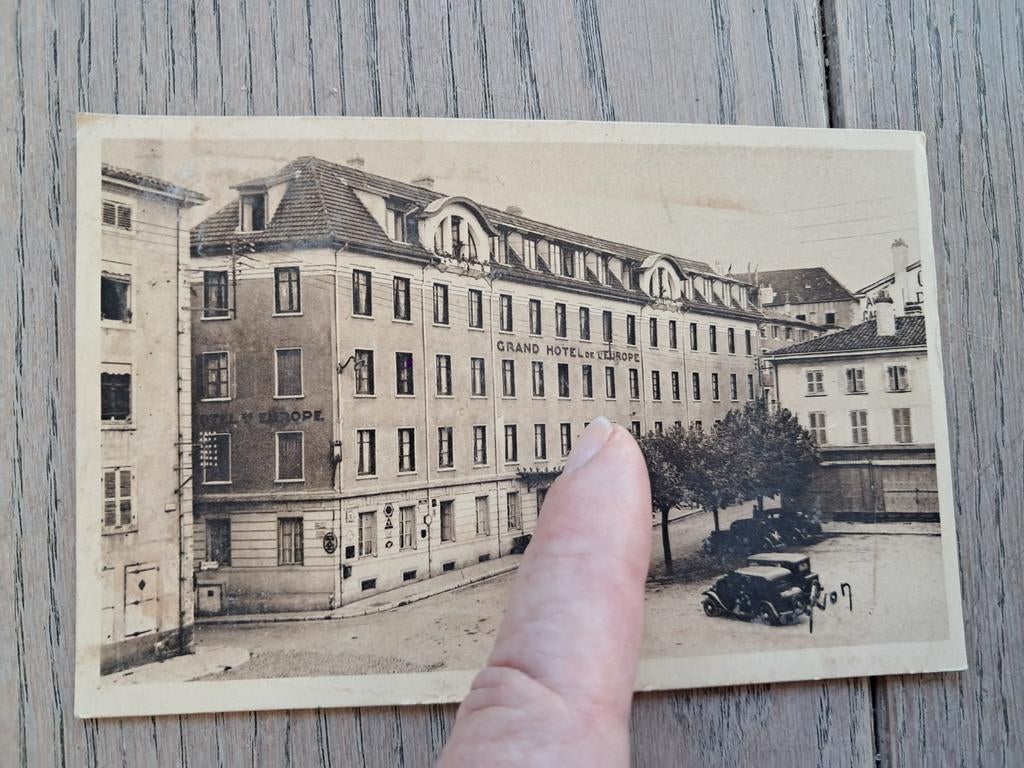 Beschreven pk  : Bourg-en-Bresse, Grand hotel de l'Europe, Ophalen of Verzenden