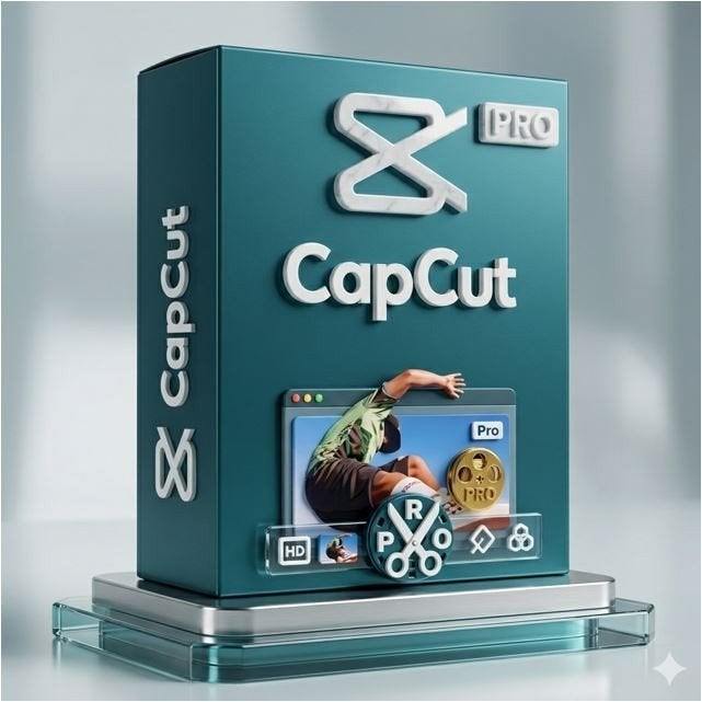 CapCut Pro 6 maanden – AI Video Bewerken Software, Ophalen, Nieuw, MacOS
