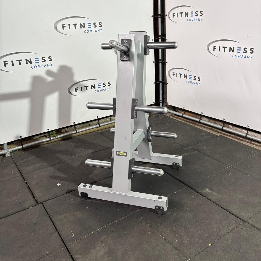 Technogym - Pure Strength - Olympic Weight Plate Stand, Sport en Fitness, Ophalen of Verzenden, Gebruikt, Benen, Overige typen