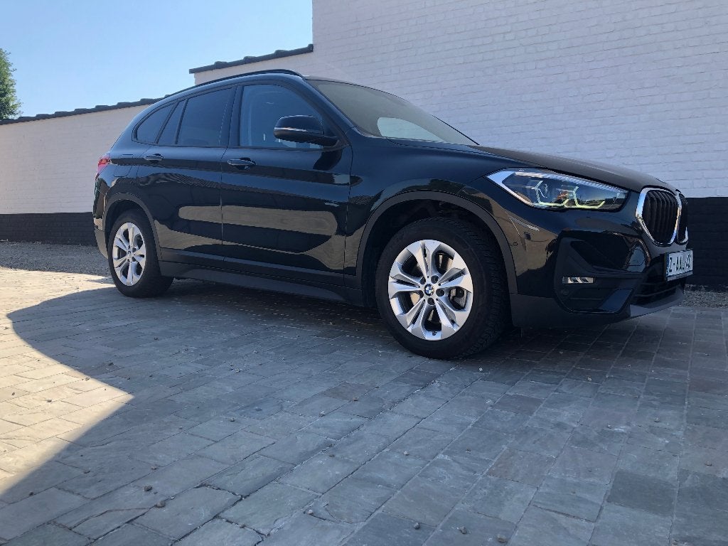 bmw x1hybride automaat navi leder garantie, Zwart, Leder, Hybride Elektrisch/Benzine, 3 cilinders