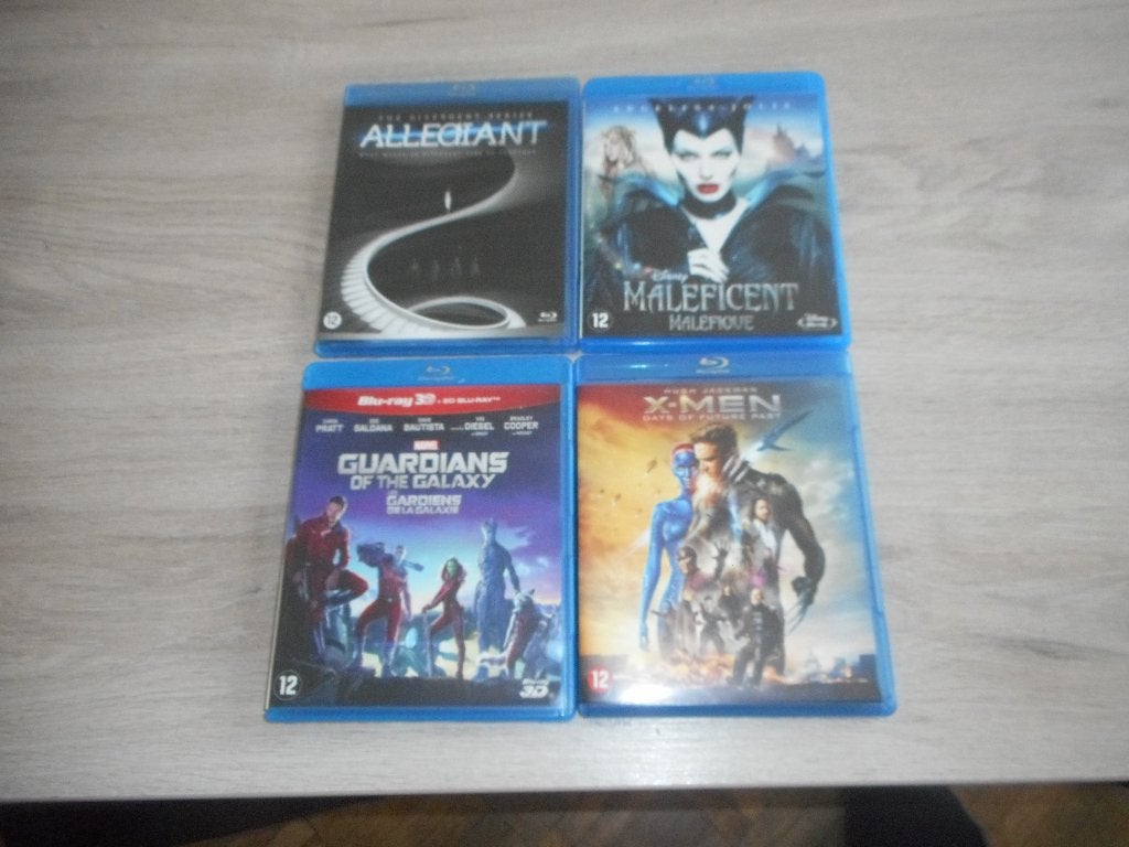 4 x blu ray, Ophalen of Verzenden, Zo goed als nieuw, Blu-ray