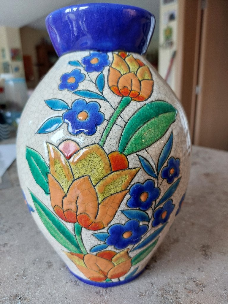 Vase Keramis Catteau numéroté, Antiquités & Art, Enlèvement