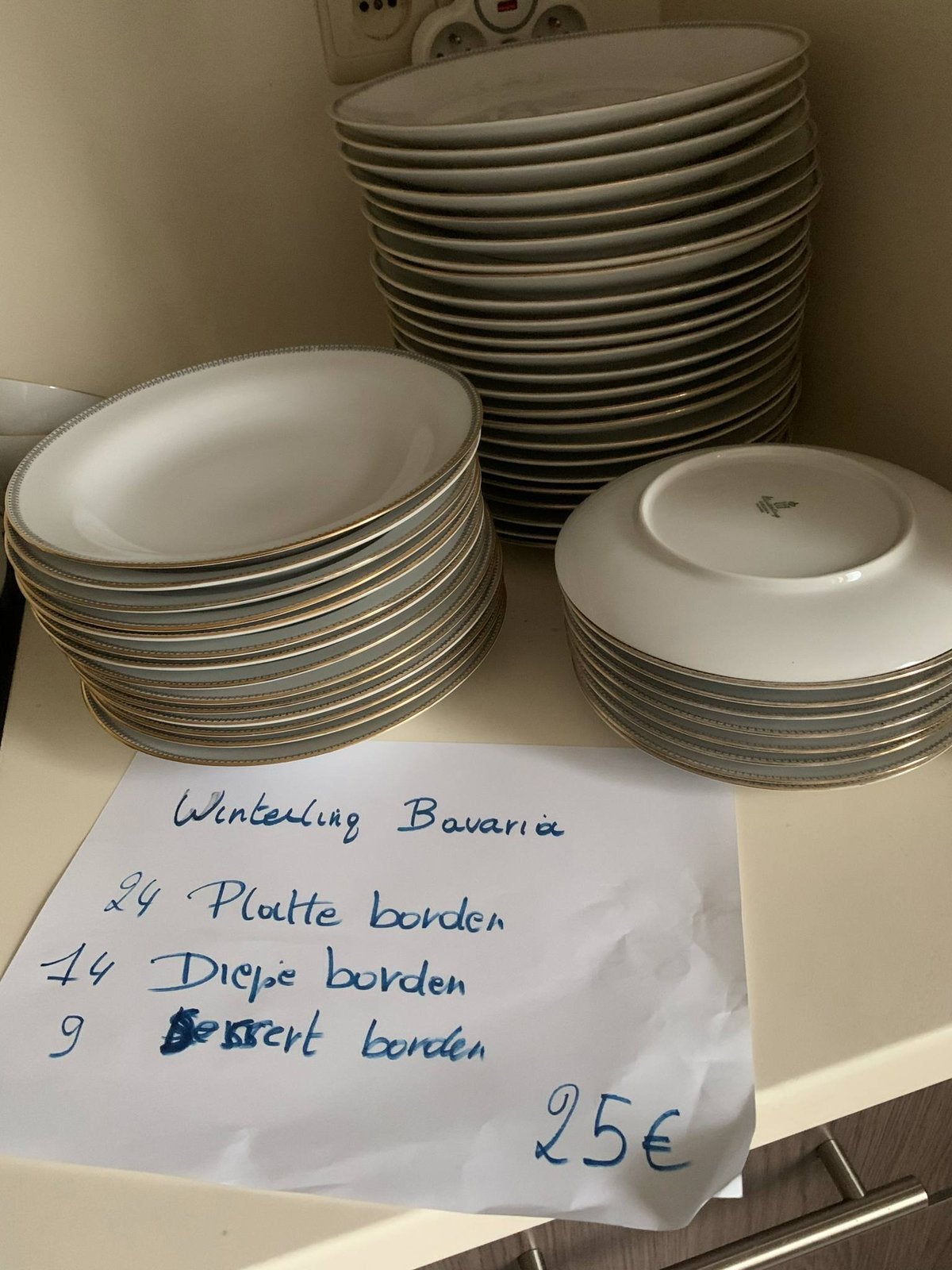Borden Bavaria, Huis en Inrichting, Keuken | Servies, Ophalen, Bord(en)