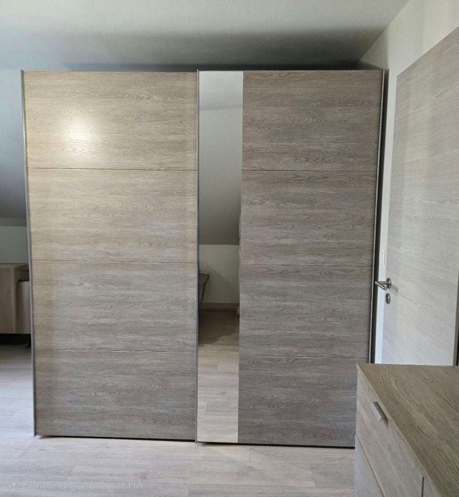 Grande armoire penderie - garde-robes, Maison & Meubles, 200 cm ou plus, Enlèvement, Utilisé, 200 cm ou plus