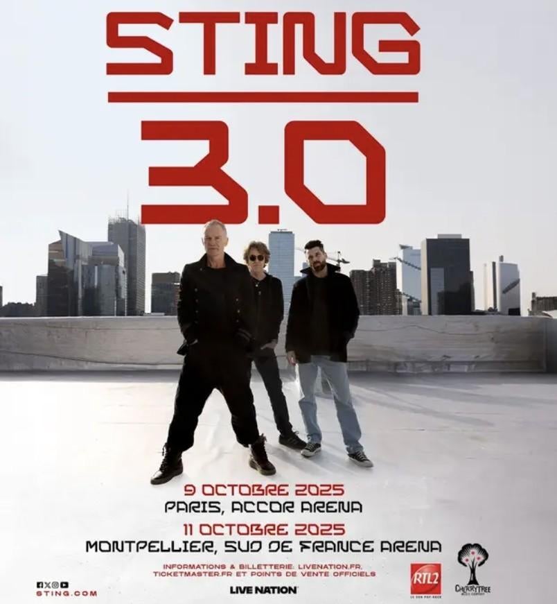 Places de concert STING - Vienne - 28/07/2026, Tickets & Billets