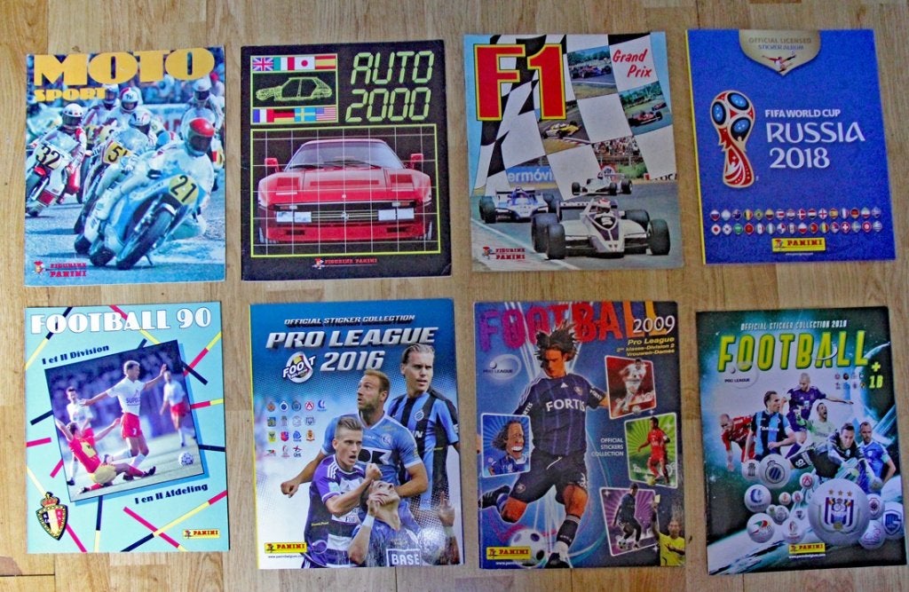 Lege panini albums zonder stickers, Enlèvement ou Envoi, Autocollant