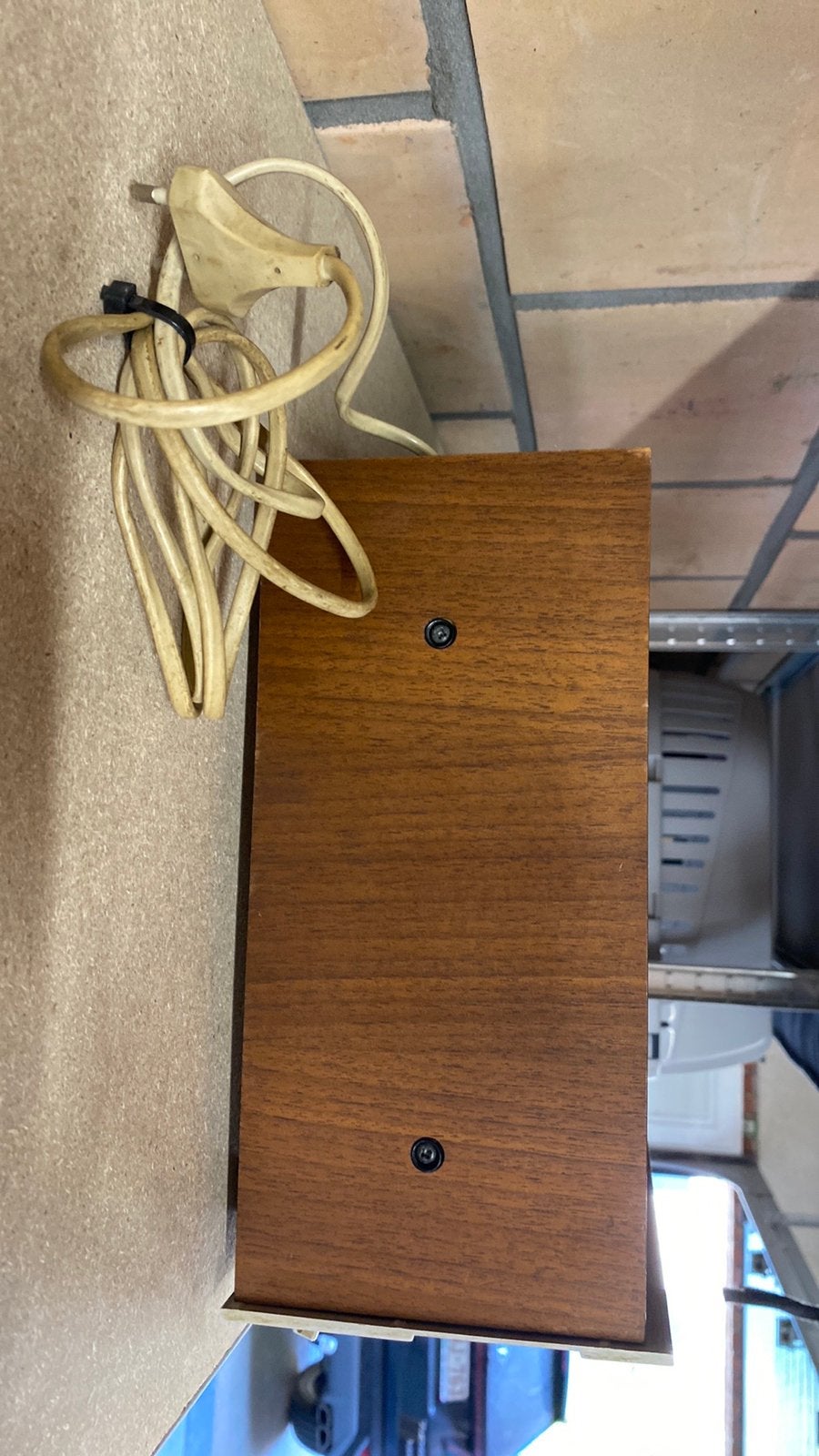 Vintage muziek instalatie, Ophalen