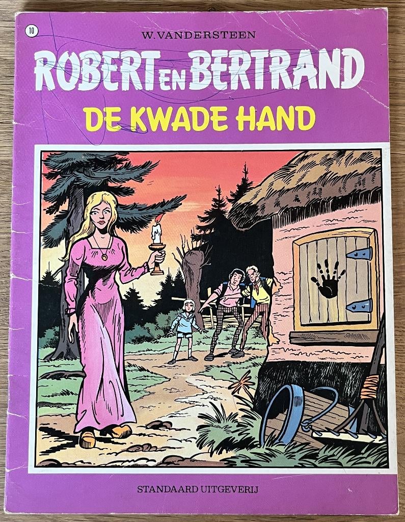 Robert en Bertrand - De kwade hand - 10 1e dr(1975) Strip, Boeken, Eén stripboek, Gelezen
