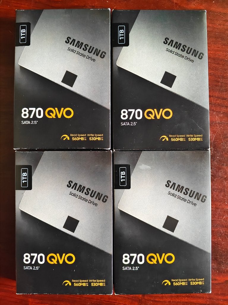 4x Samsung 870 EVO 1TB SSD - Nieuw in blisterverpakking, Computers en Software, Intern, Nieuw, Ophalen of Verzenden, 1TB