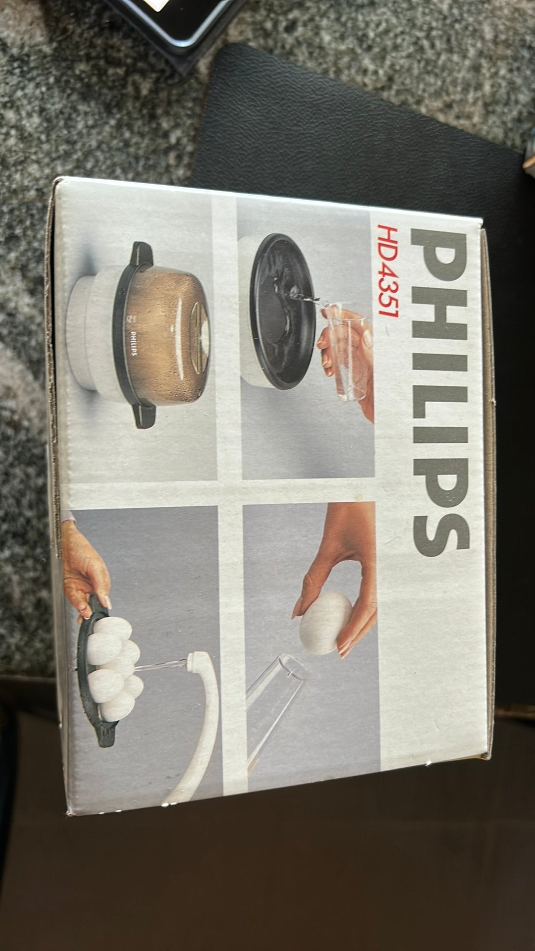 Eierkoker, Ophalen, Nieuw