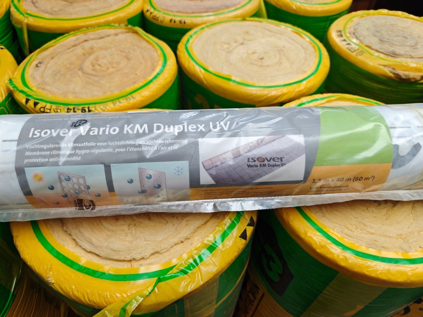 isover vario Km duplex uv 1.50 * 40m, Bricolage & Construction, Enlèvement, Neuf