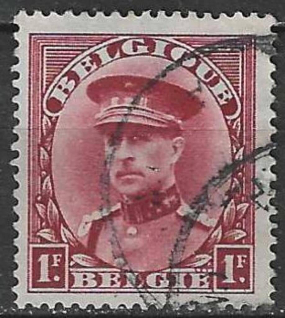 Belgie 1931 - Yvert/OBP 317 - Albert I met kepi - 1 F. (ST), Verzenden, Gestempeld, Gestempeld, Koninklijk huis