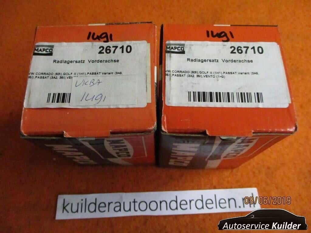 2X Wiellagerset voorzijde VW Golf 3 vr6 gti Corrado vr6 MAPC, Auto-onderdelen, Seat, -, -, Nieuw
