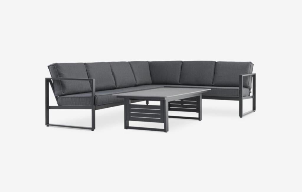 Nieuwe loungeset, Jardin & Terrasse, Bancs de jardin, Enlèvement, Neuf, Aluminium