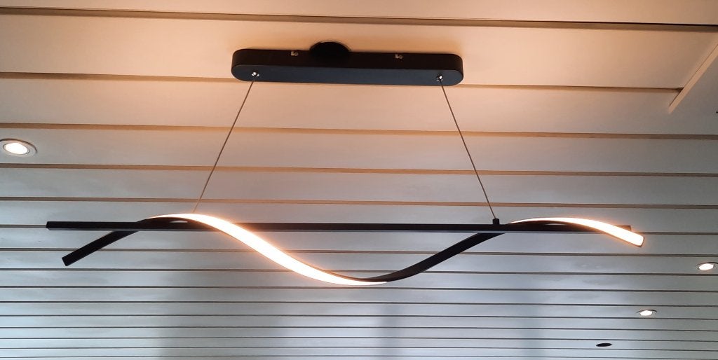 Hanglamp spiraal, Ophalen, Zo goed als nieuw, Glas, Modern