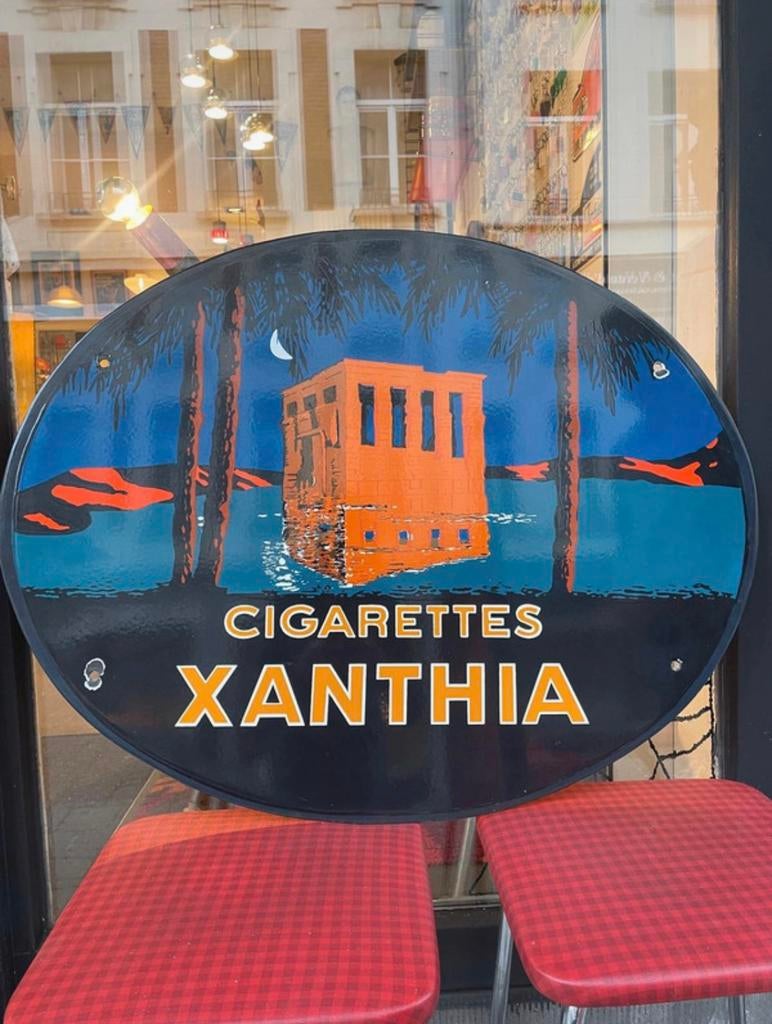 Plaque émaillée Xanthia, Enlèvement ou Envoi