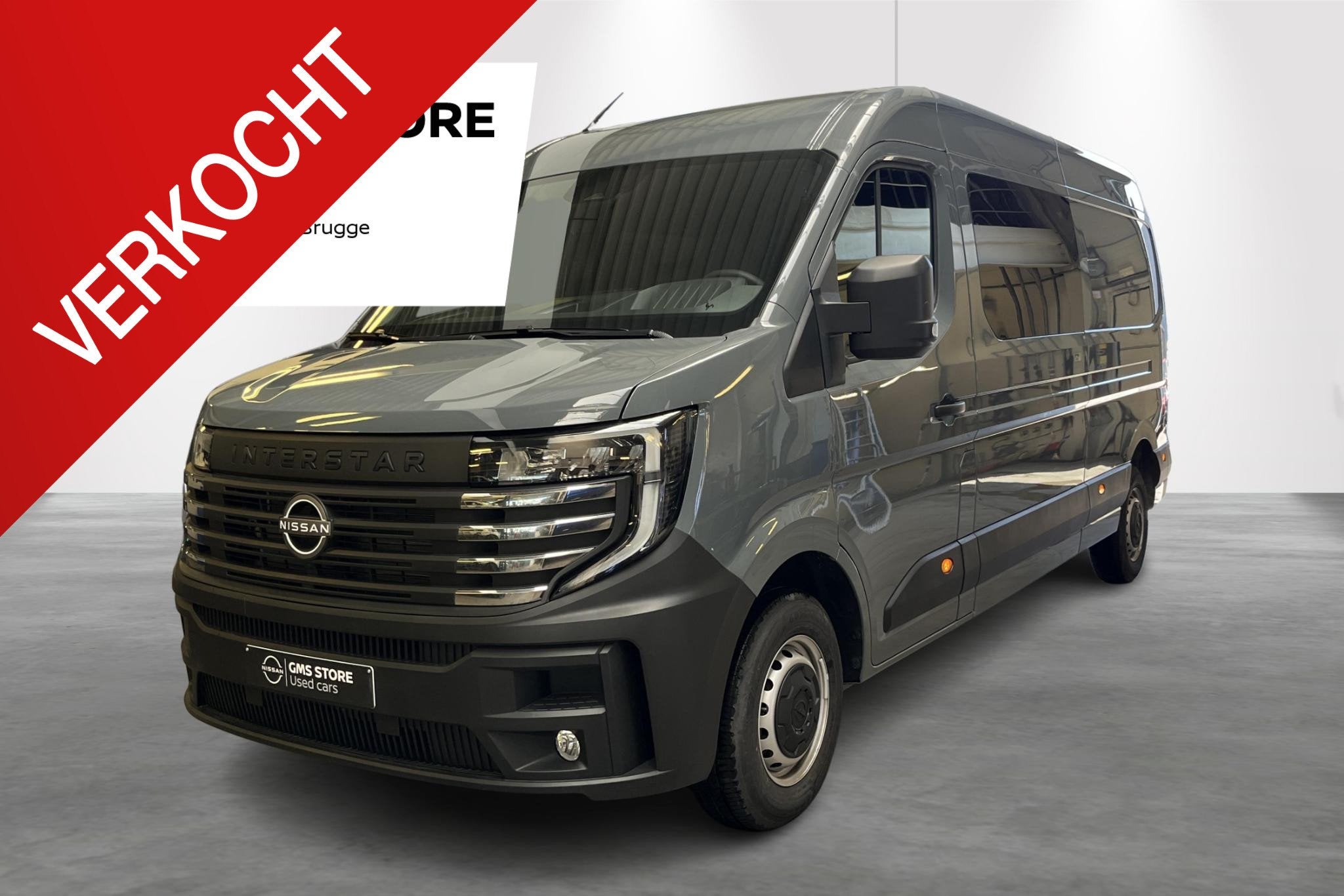 Nissan Interstar L3H2 3.5T 2,0 dCi 150 N-Connecta dubbele ca, Auto's, Voorwielaandrijving, 4 deurs, Stof, https://public.car-pass.be/vhr/ec78b396-2a5b-4e67-a52e-27e078debf17