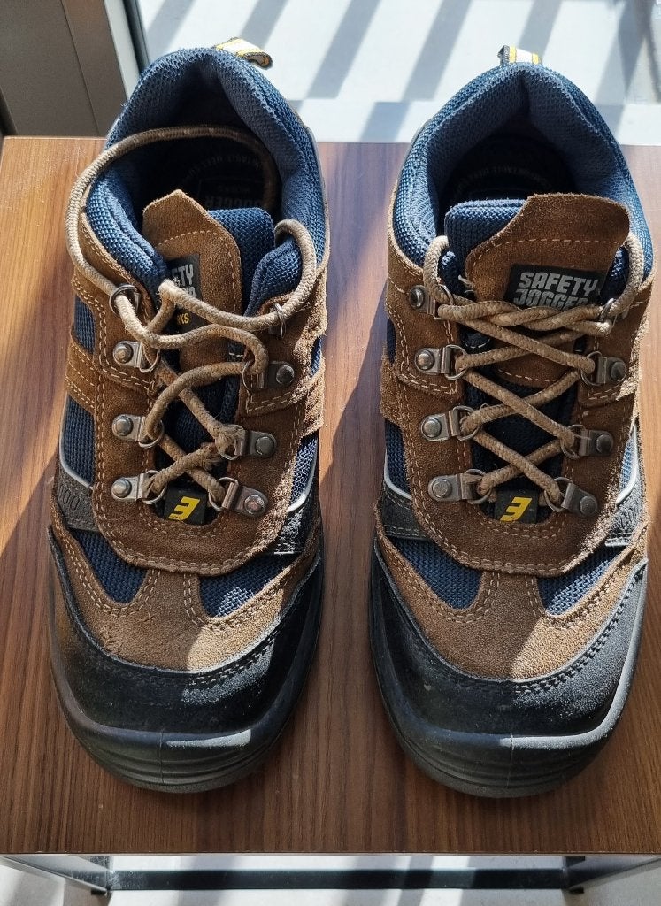 Schoenen Safety Jogger  met veiligheidsneus, Ophalen, Bruin, Veiligheid Werkschoenen, Zo goed als nieuw