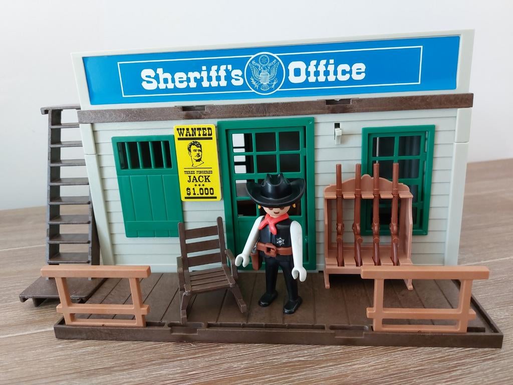 Sheriff et saloon playmobil, Enlèvement