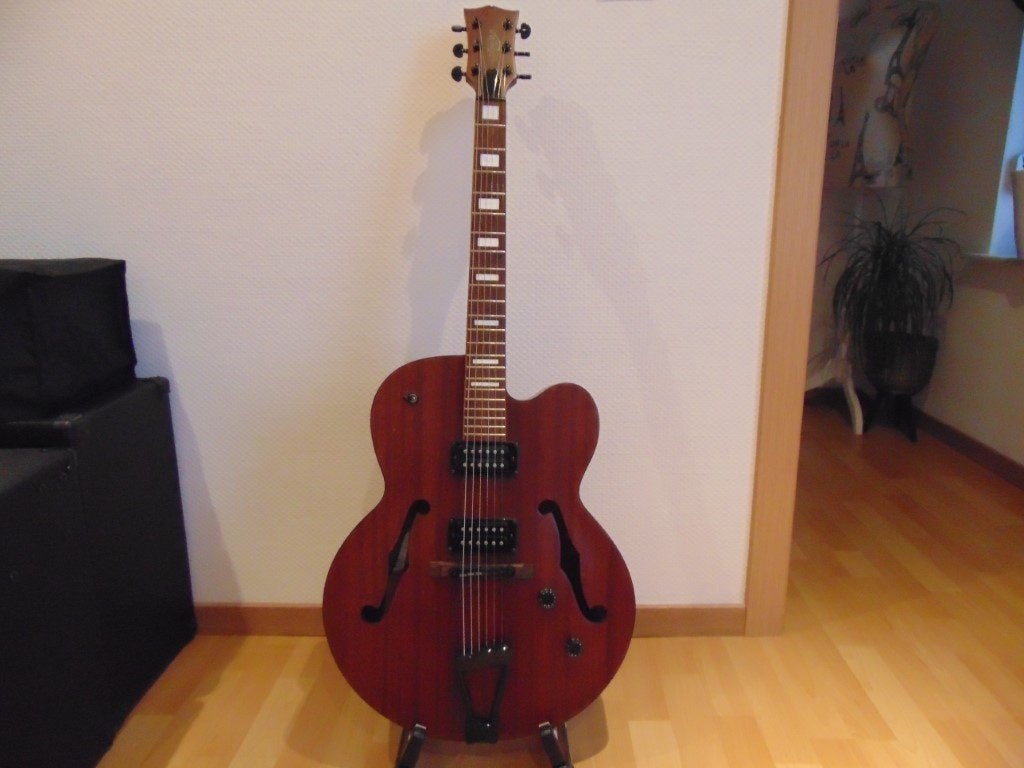 Elektro akoestisch gitaar Hudson HDD Imperial hollow body ., Enlèvement, Neuf, Guitare Western ou Guitare Folk, Avec capteur (piezo)