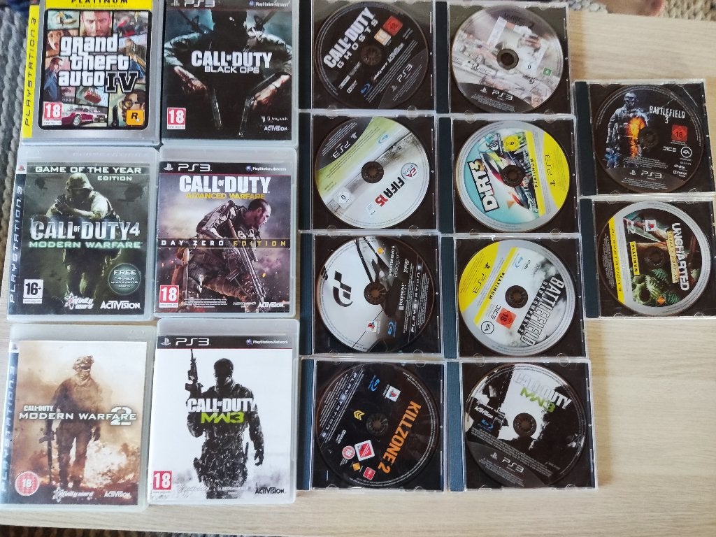 Partij van 16 PS3 games (Gebruikte staat), Ophalen, Gebruikt