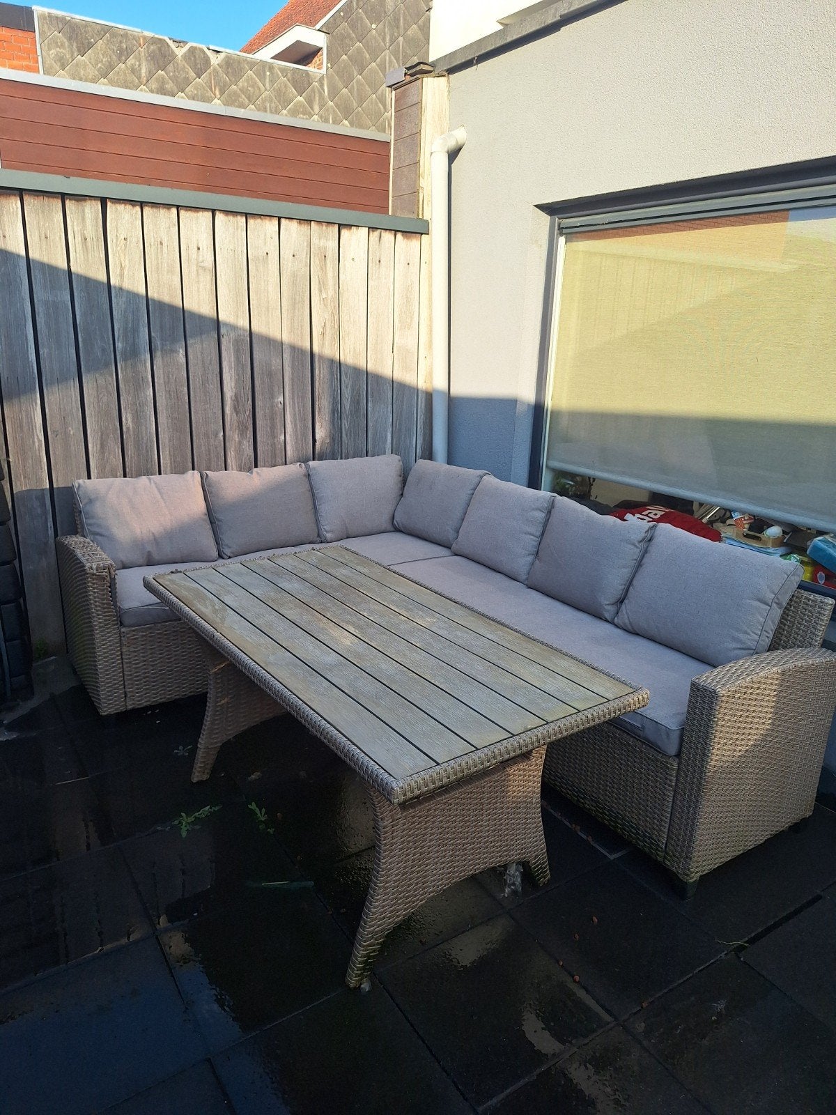 Terras set / terrasmeubel, Enlèvement