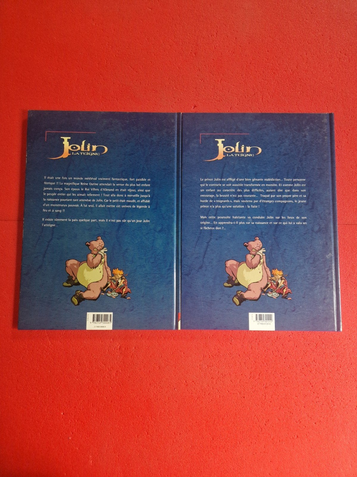 lot de 2 bd jolin la teigne 1 et 2,EO (intégrale de la série, Enlèvement ou Envoi