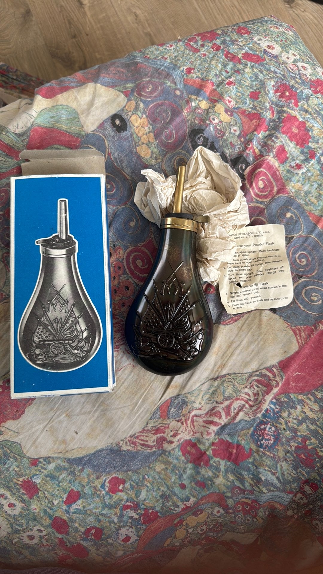 Poire à poudre "Colt Pattern" - Davide Pedersoli, Collections, Enlèvement ou Envoi, Neuf, Marque