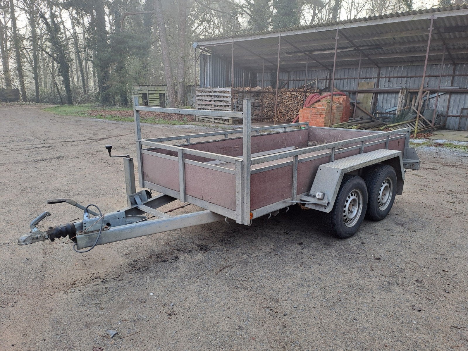 aanhangwagen met oplooprem, Enlèvement