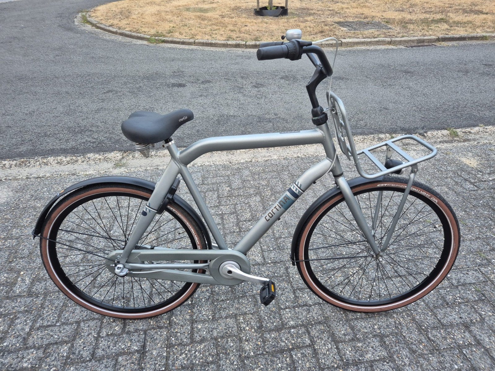 Herenfiets Cortina 3 versnellingen, Fietsen en Brommers, Terugtraprem, Versnellingen, Zo goed als nieuw, 57 tot 61 cm